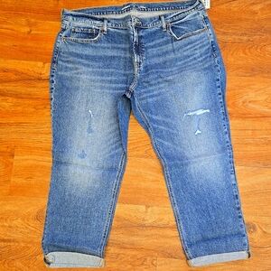 Womens Old Navy Mid-rise Boyfriend Cropped Jeans - NWT